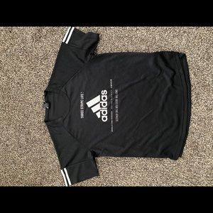 Adidas “Three Stripe Life” logo Dri Fit SS M Tee